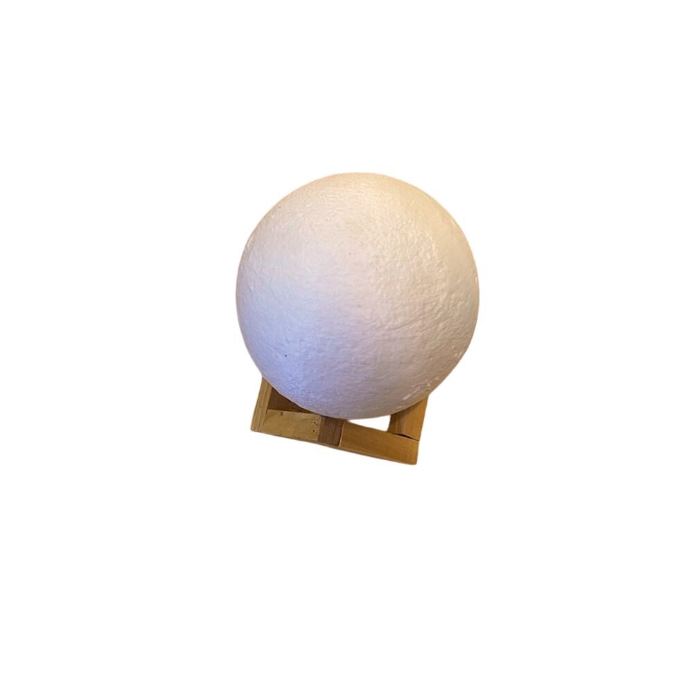 Moon Lamp Without Adapter Cute Space Theme Solar System Decor Eclectic Unisex OS